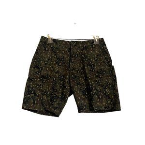 Good Thread Men's Olive Animal Camo Print Shorts